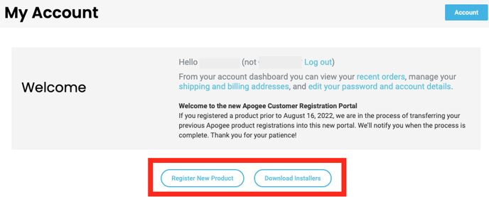 Register Product