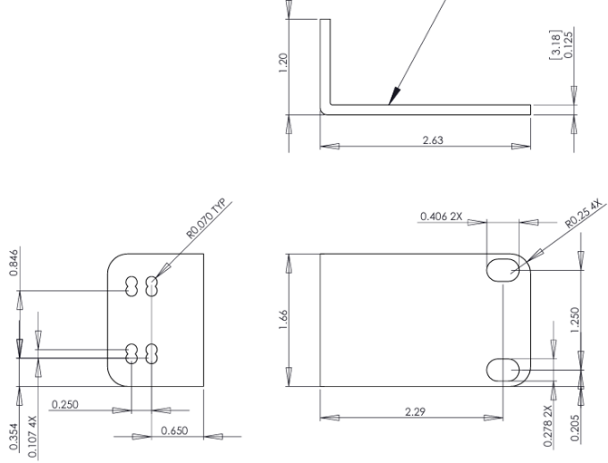 Element 88 Rack Ear Diagram Specifications