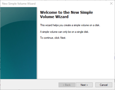 Simple Volume Wizard