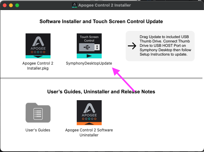 Symphony Desktop Update