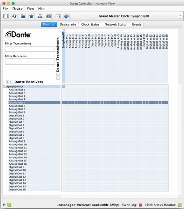 SIOmkII_Dante Controller_Routing