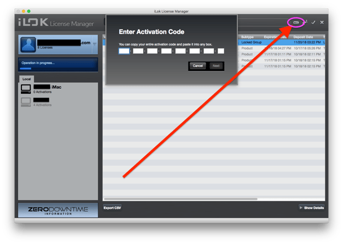 iLok_License_Manager_Enter_Activation_code